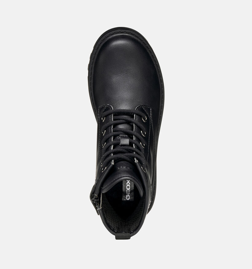 Geox Casey Bottines robustes en Noir pour filles (360355) - pour semelles orthopédiques