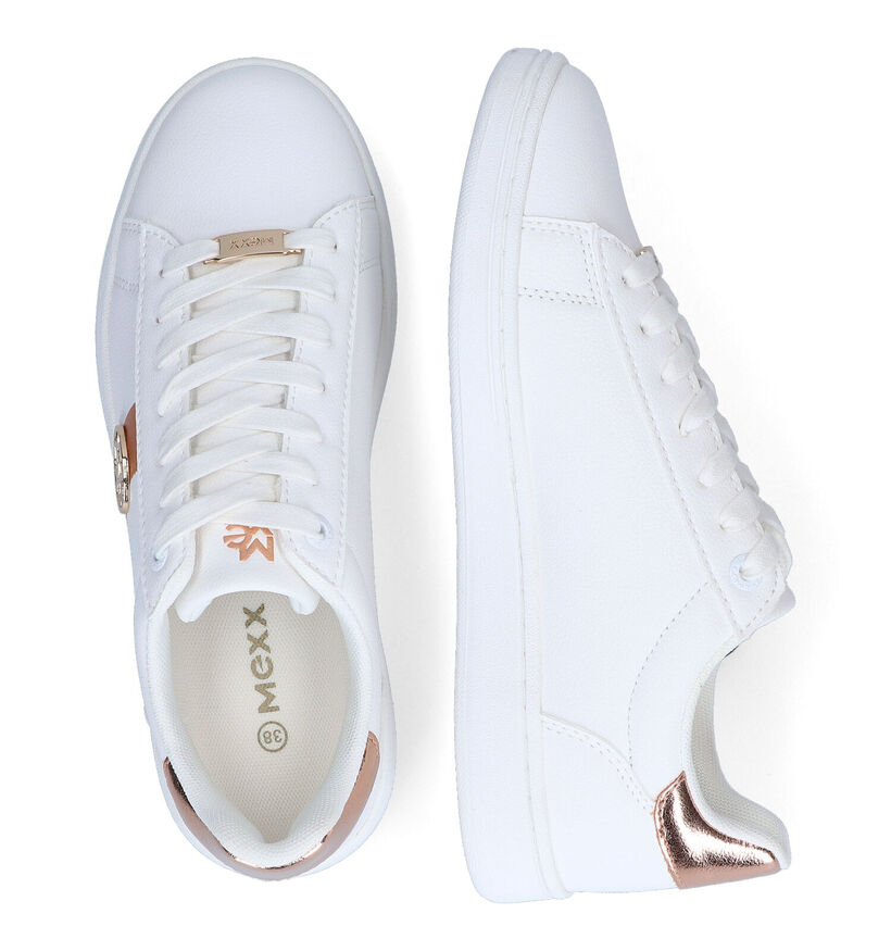 Mexx Lanieke Witte Sneakers voor dames (319584) - geschikt voor steunzolen