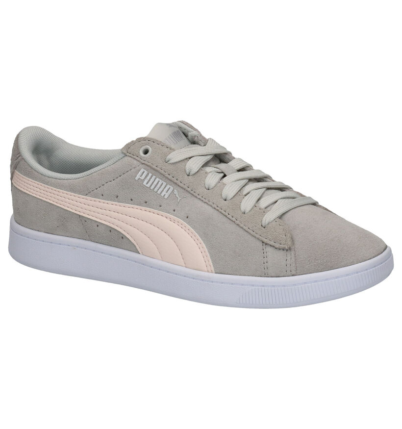 Puma Baskets basses en Beige foncé en daim (265634)