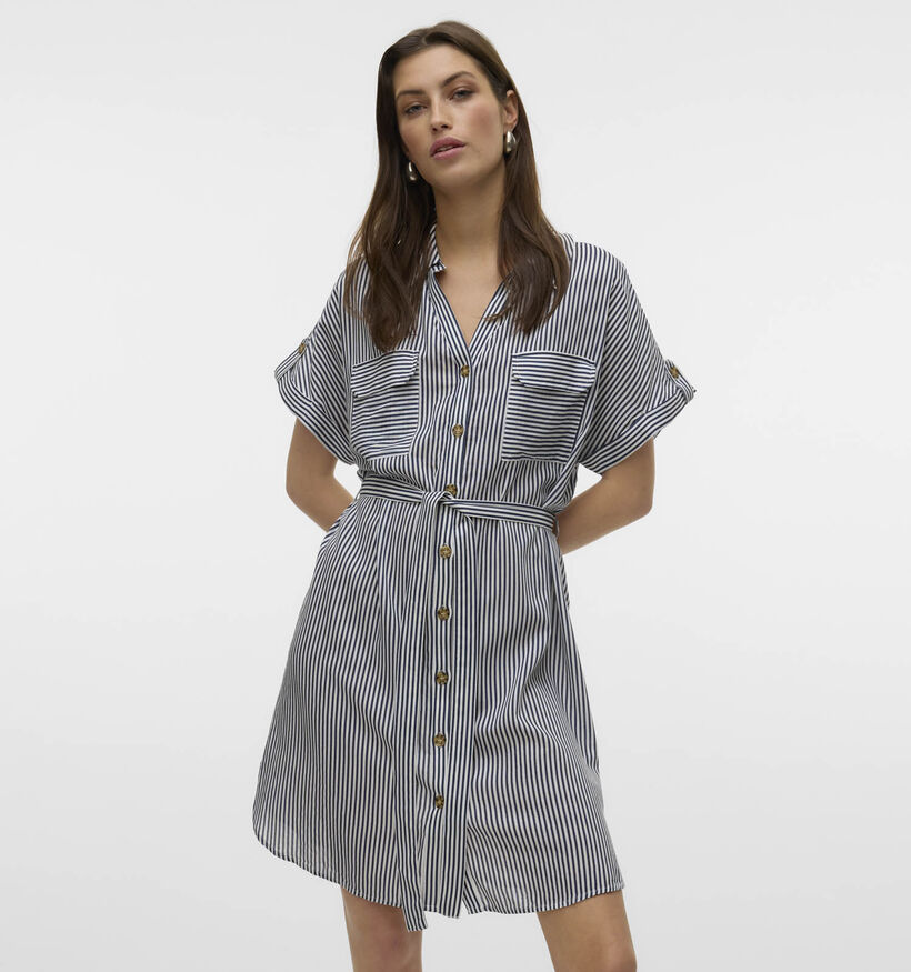 Vero Moda Bumpy Grijze Hemdjurk voor dames (353089)