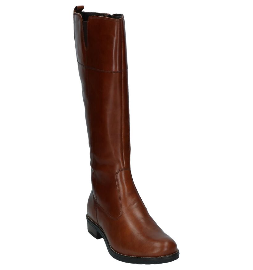 Tamaris Bottes hautes en Cognac en cuir (226793)