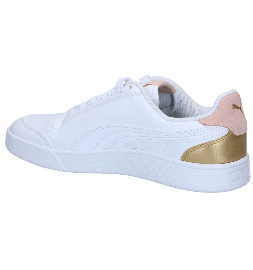 Puma Shuffle Baskets en Blanc pour femmes (318647) - pour semelles orthopédiques