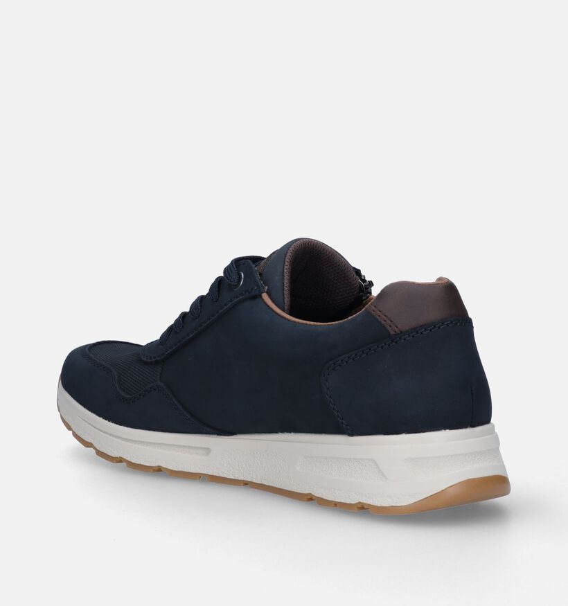 Rieker Chaussures à lacets en Bleu foncé pour hommes (344381) - pour semelles orthopédiques