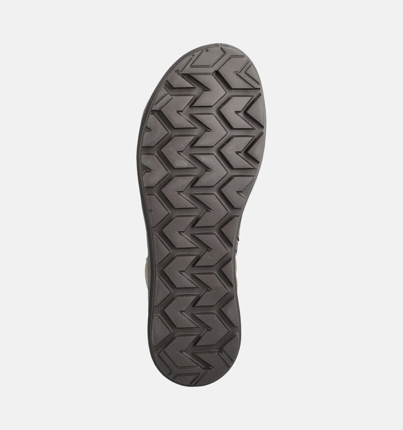 Think! Comoda Donkerbruine Boots met Veter en Rits voor dames (381350)
