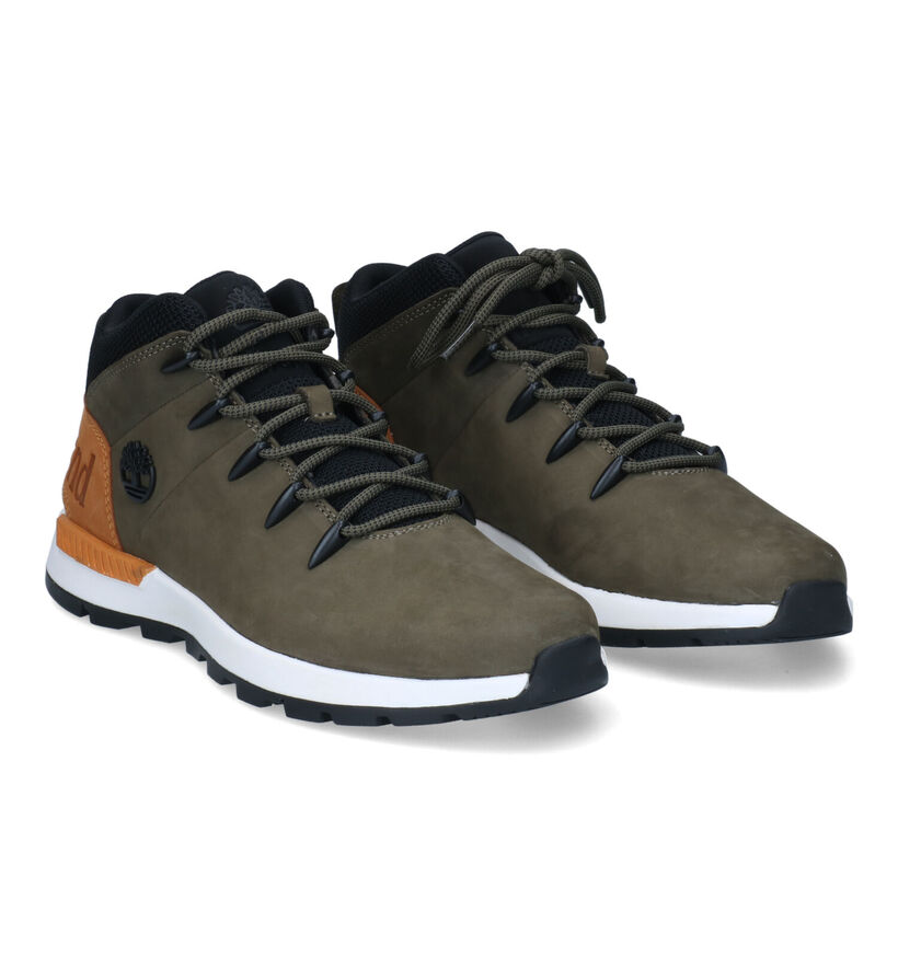 Timberland Sprint Trekker Mid Bottines en Noir pour hommes (345037) - pour semelles orthopédiques