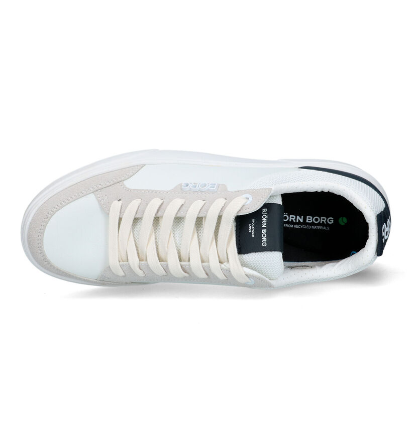 Björn Borg Chaussures à lacets en Blanc pour hommes (320604) - pour semelles orthopédiques