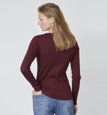 Sisters Point T-shirts Marron/Bordeaux