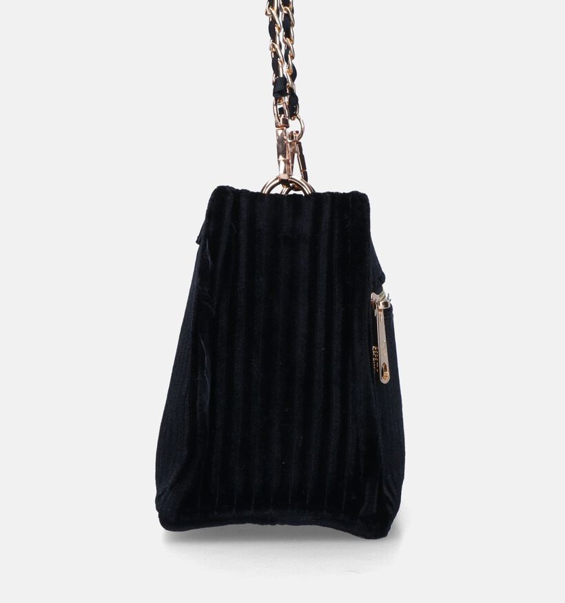 Pepe Moll Velvet Sac porté croisé en Noir pour femmes (333833)