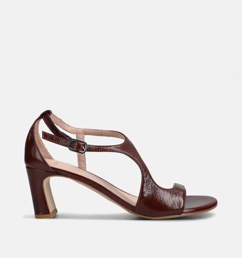 Zinda Sandales Marron/Bordeaux