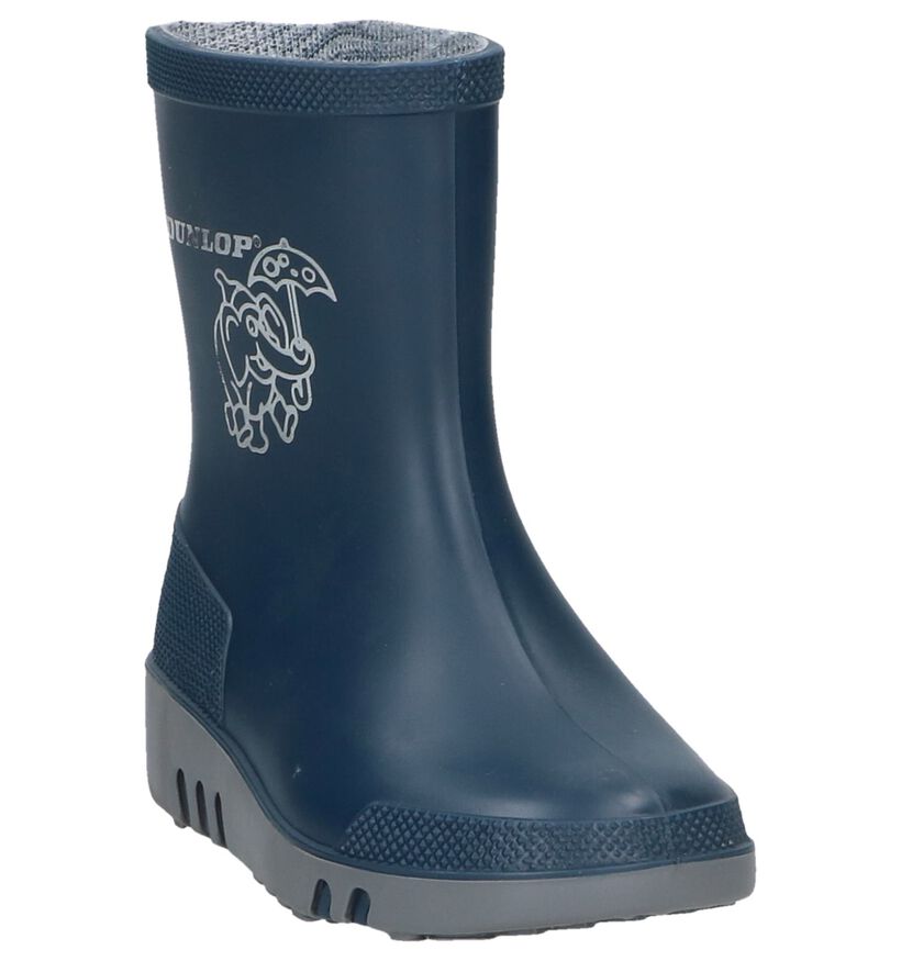 Dunlop Bottes de pluie en Bleu foncé pour filles, garçons (8789)