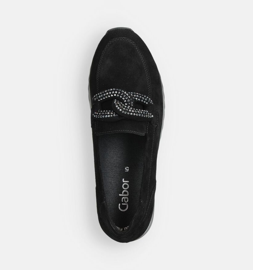 Gabor Chaussures à enfiler en Noir pour femmes (360288) - pour semelles orthopédiques