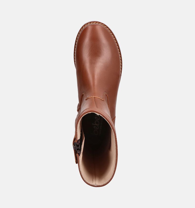 Beberlis Bottes hautes en Cognac pour filles (380657)