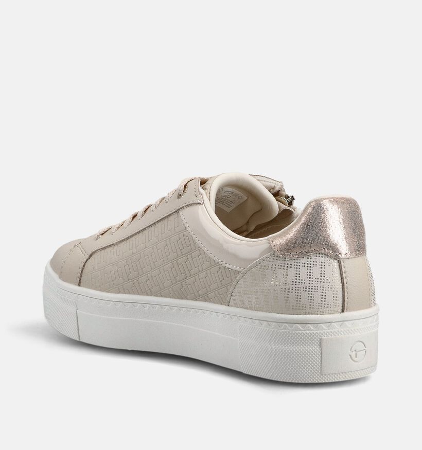 Tamaris Chaussures &agrave; lacets en Or pour femmes (367977) - pour semelles orthop&eacute;diques