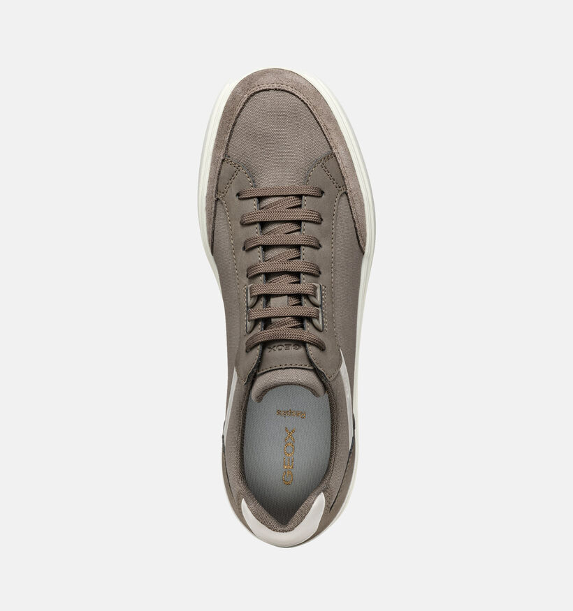 Geox Baltmoore Grijze Veterschoenen voor heren (353847) - geschikt voor steunzolen