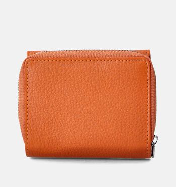 Crinkles Portemonnees Zwart/Wit/Oranje/Beige/Goud/Cognac/Groen/Grijs