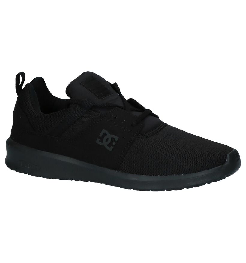 DC Shoes Baskets slip-on en Noir en textile (223625)