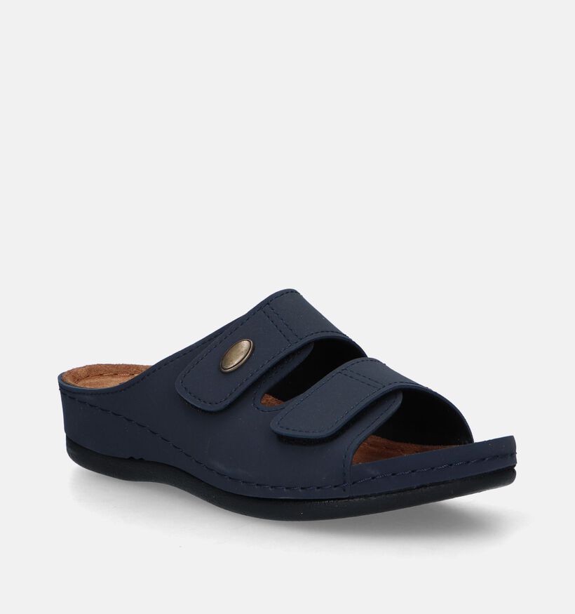 Comfort Plus Blauwe Slippers voor dames (296437)
