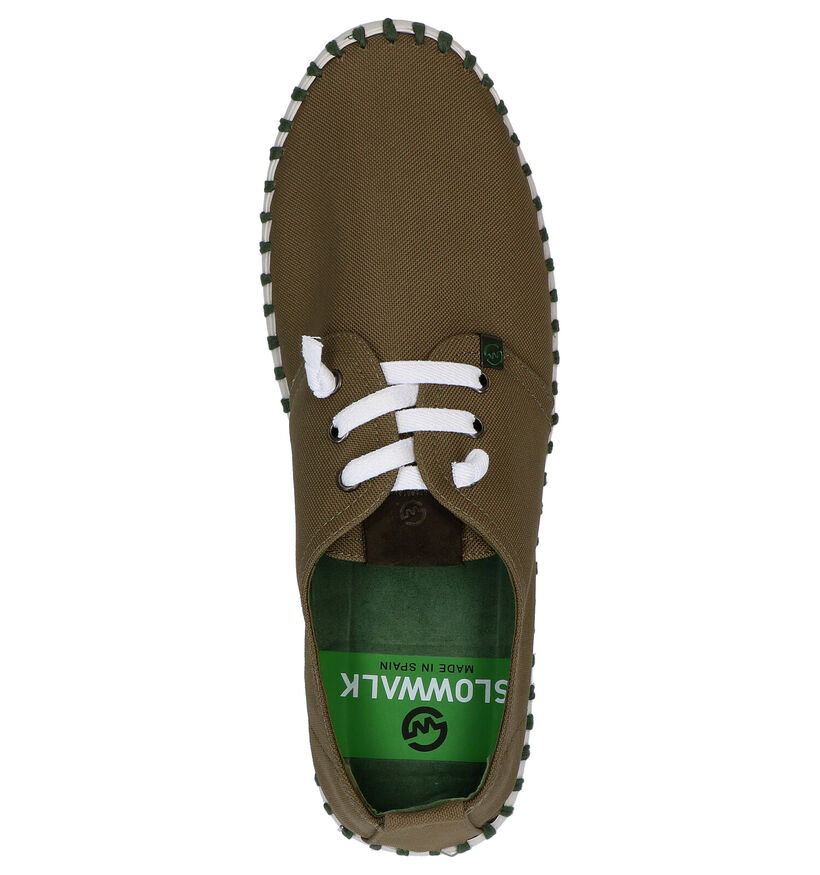 Slowwalk Fosil Sea Chaussures Slip-on en Kaki en textile (275052)