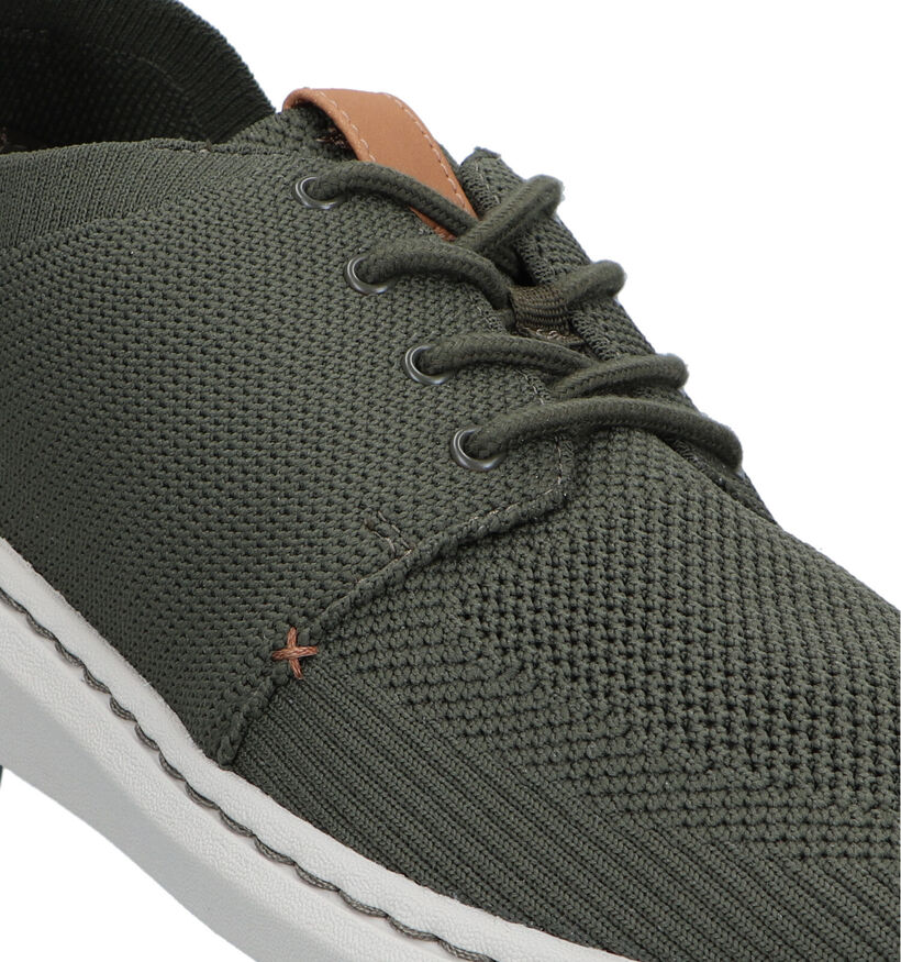 Clarks Step Urbain Mix Chaussures à lacets en vert kaki pour hommes (321965) - pour semelles orthopédiques