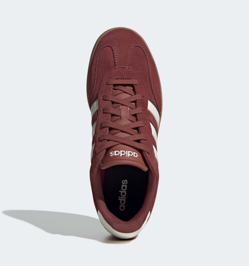 adidas Barreda Baskets en Bordeaux pour hommes, garçons (350208) - pour semelles orthopédiques