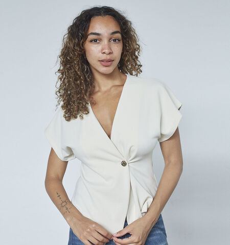 Sisters Point Blouses Blanc/Marron/Vert