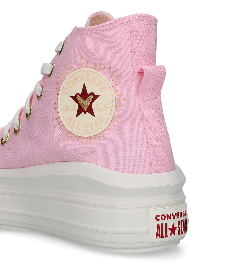 Converse CT All Star Move Baskets en Rose pour femmes (320406)