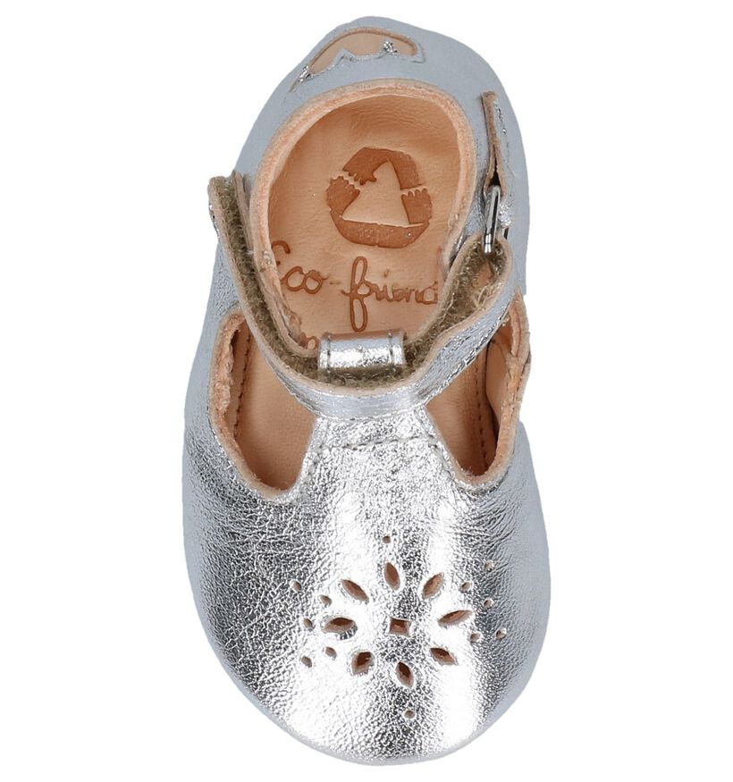 Zilveren Babyschoentjes Easy Peasy Lillyp in leer (251342)