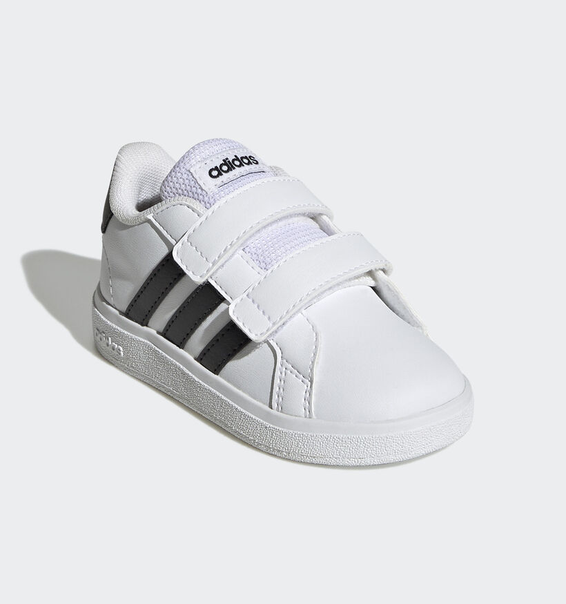 adidas Grand Court 2.0 Witte Sneakers voor jongens, meisjes (352951)