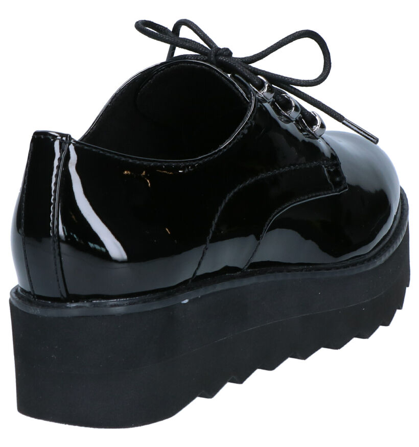 Youh! Zwarte Veterschoenen in kunstleer (255766)