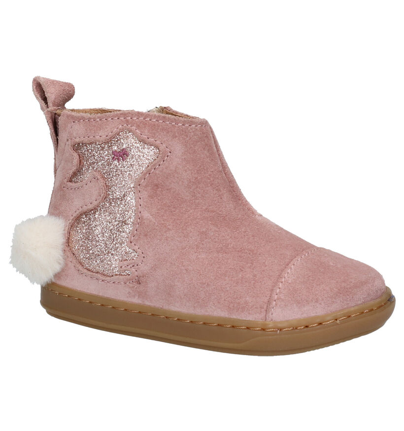 Shoo Pom Bouba Pimpin Blauwe Babyschoenen in leer (255212)