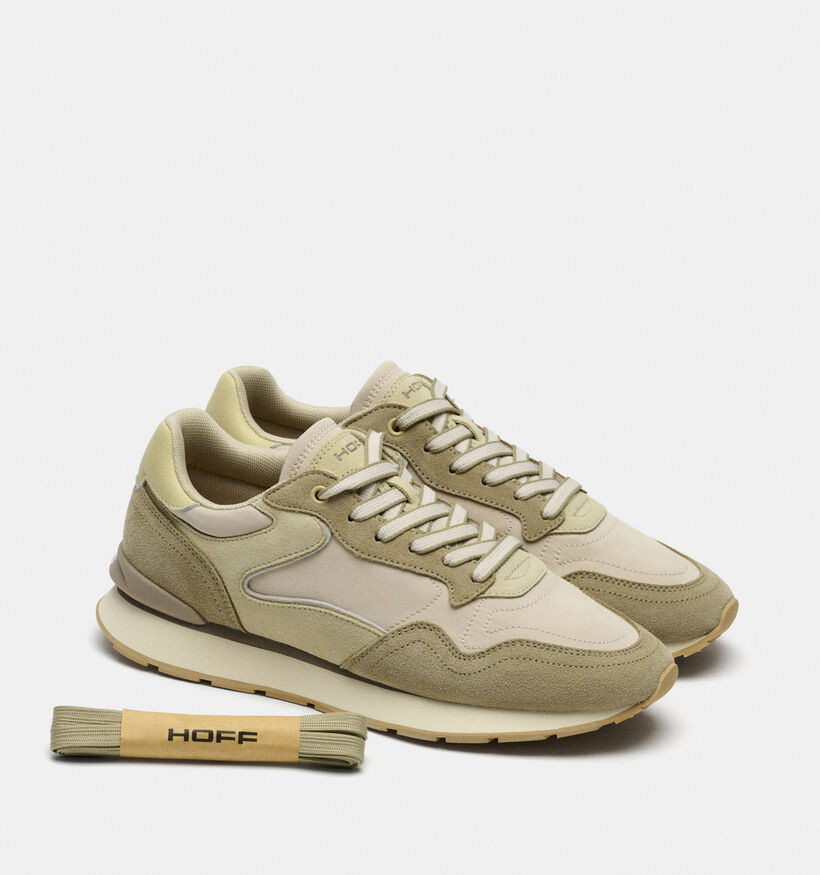 HOFF City Lichtgroene Veterschoenen voor heren (367327) - geschikt voor steunzolen