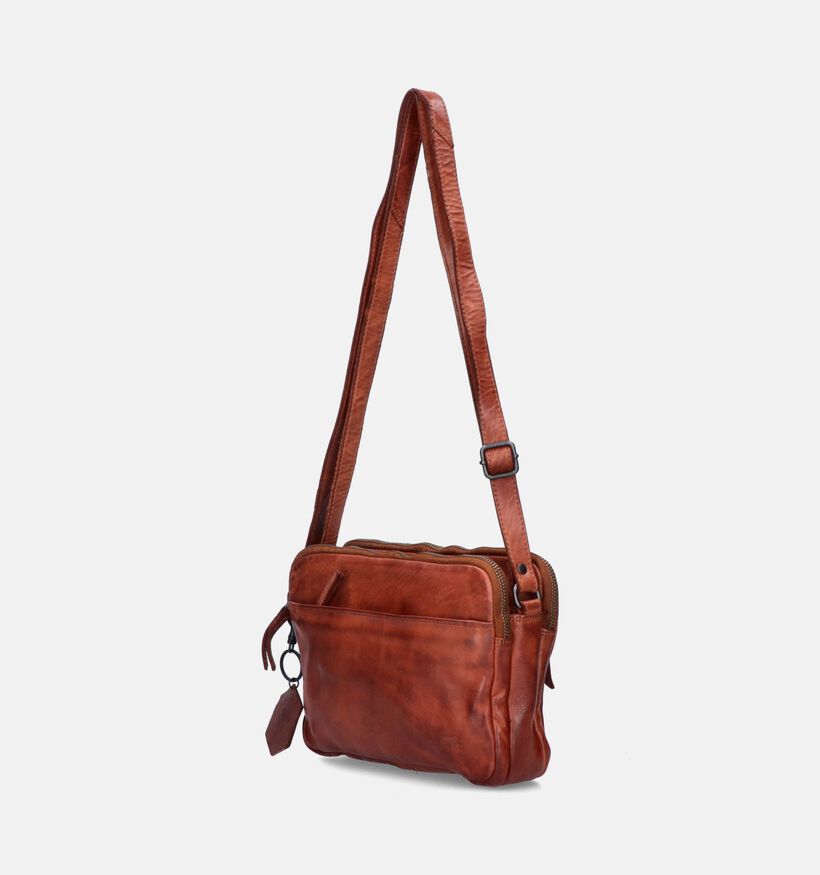 Bear Design Cognac Crossbody tas voor dames (350792)