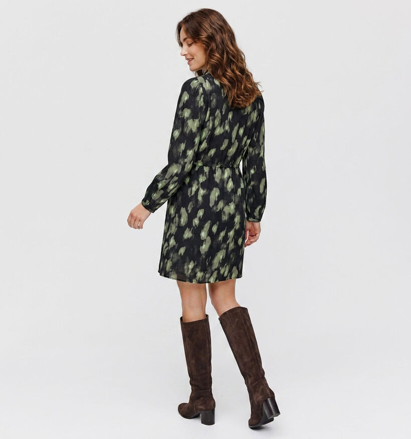 Vero Moda Lanini Zwarte Midi-Jurk voor dames (377606)