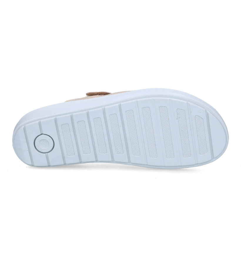Comfort Plus Nu-pieds compensées en Or pour femmes (342246) - pour semelles orthopédiques