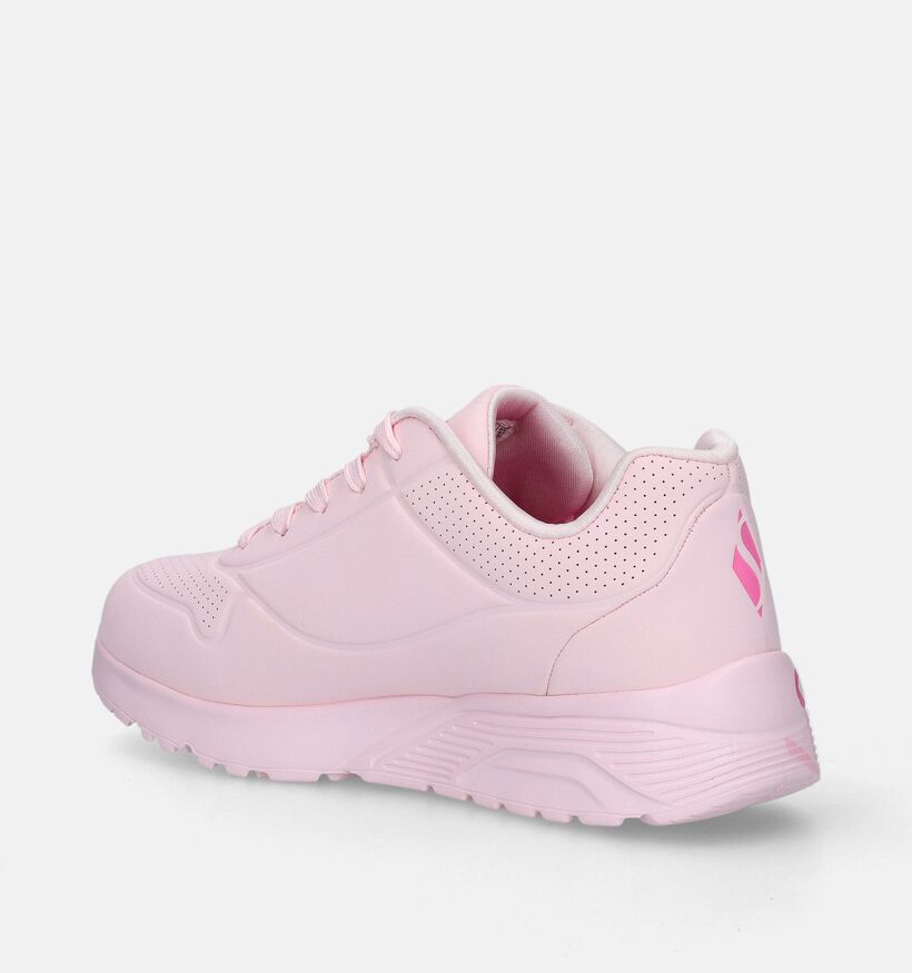 Skechers X J Goldkrown Uno Lite Roze Sneakers voor meisjes (334317)