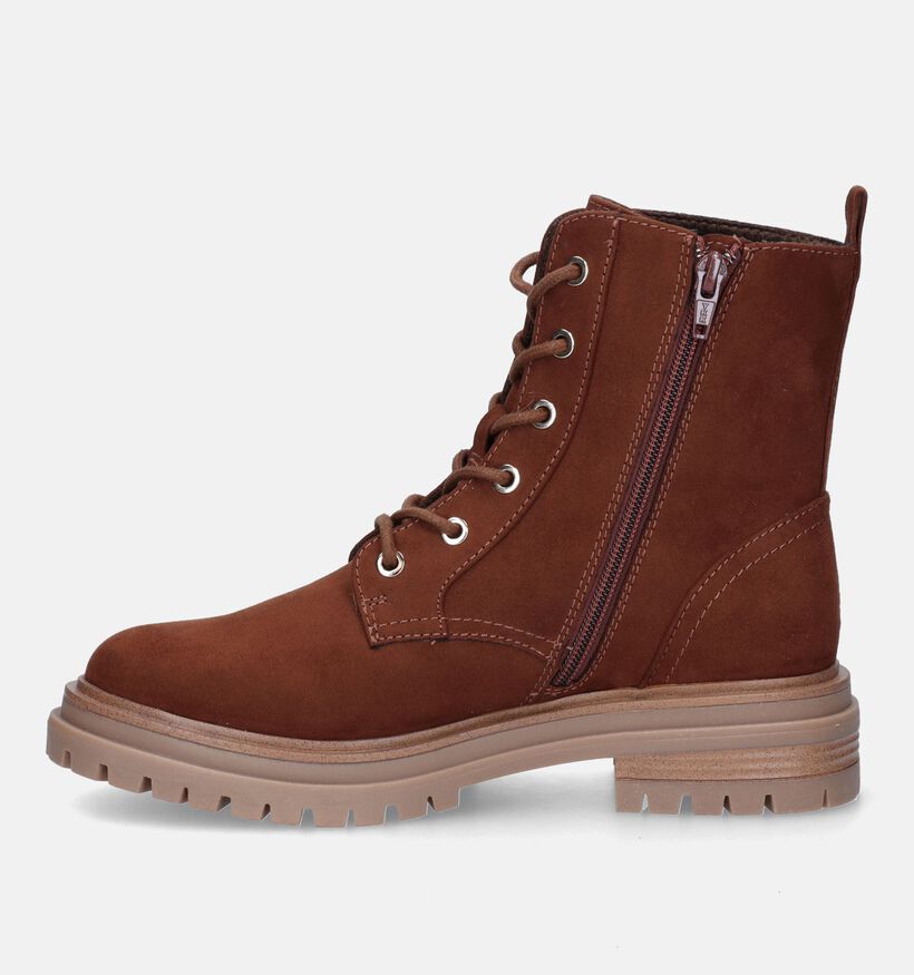 s.Oliver Boots à lacets en Cognac pour femmes (343543)