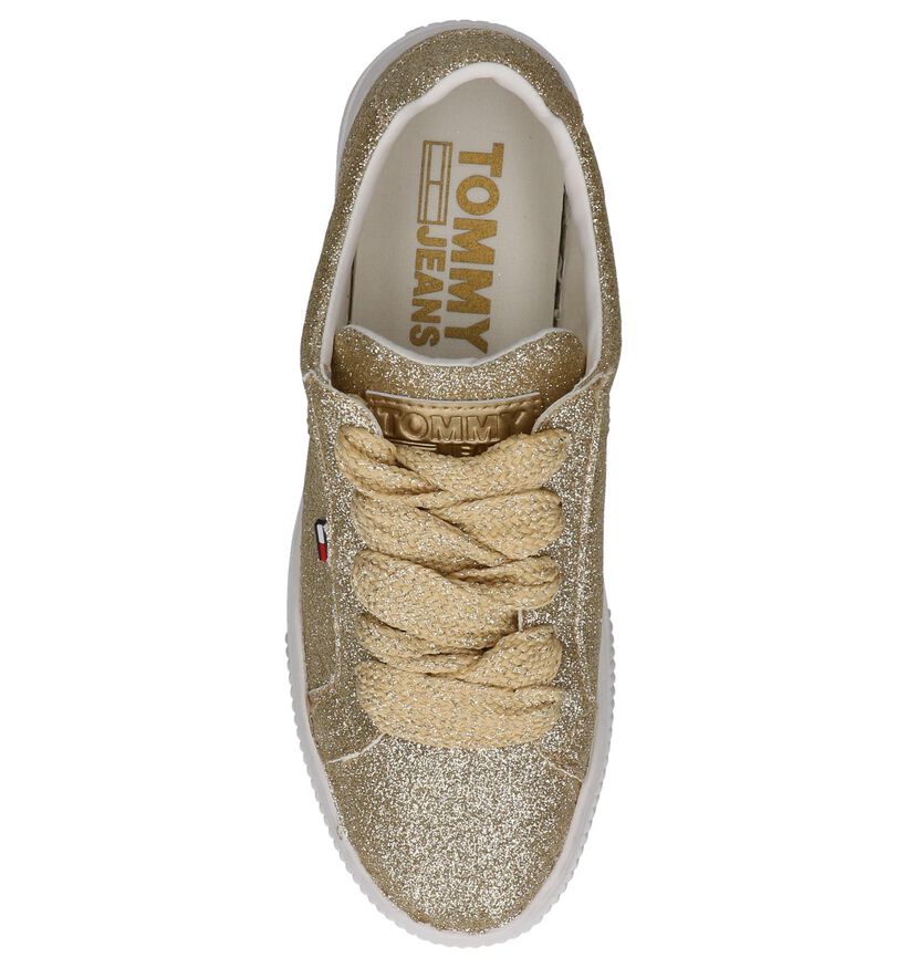 Tommy Hilfiger Gouden Sneakers, , pdp