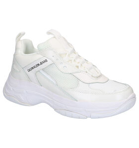 Calvin Klein Maya Baskets en Blanc en cuir (269190)