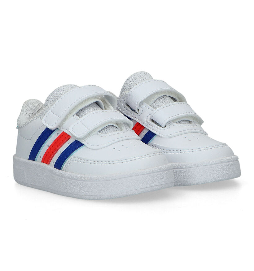 adidas Breaknet 2.0 CF Witte Babysneakers voor meisjes, jongens (332113) - geschikt voor steunzolen