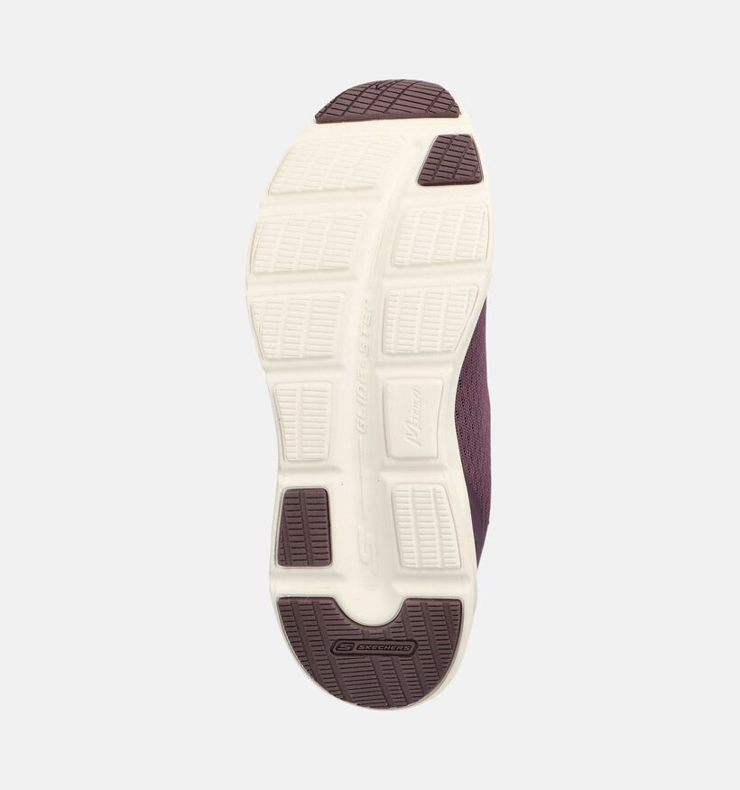 Skechers Glide Step Vortex Baskets en Violet pour femmes (376914) - pour semelles orthop&eacute;diques