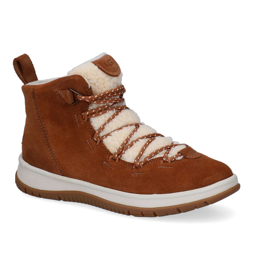 UGG Lakesider Heritage Mid Baskets Hautes Cognac en daim (294545)