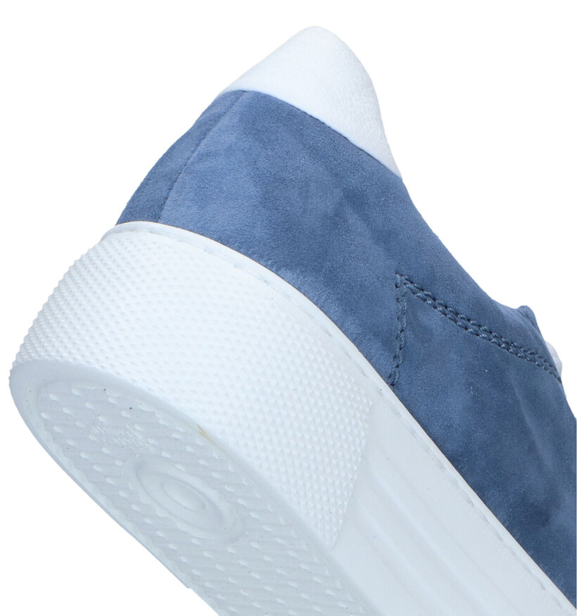Gabor Comfort Blauwe Veterschoenen voor dames (323158) - geschikt voor steunzolen