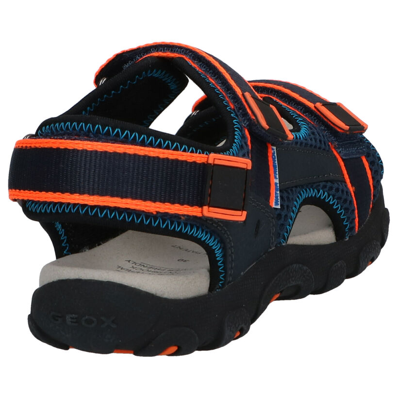 Geox Strada Zwarte Sandalen voor jongens (291777)