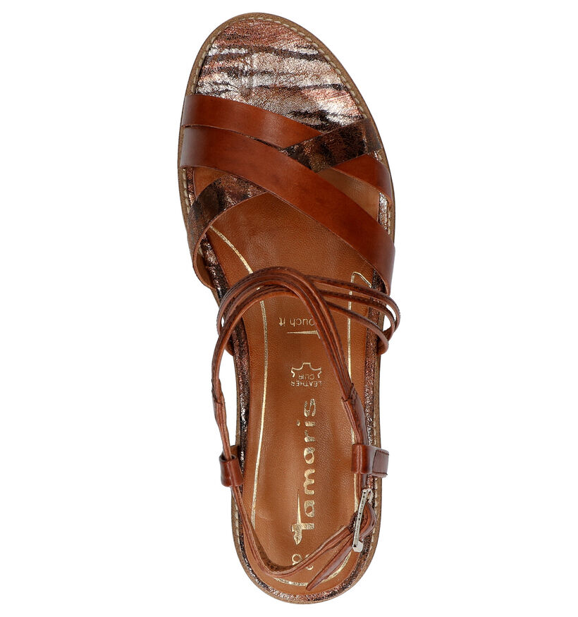 Tamaris TOUCH it Sandales en Cognac en cuir (269742)