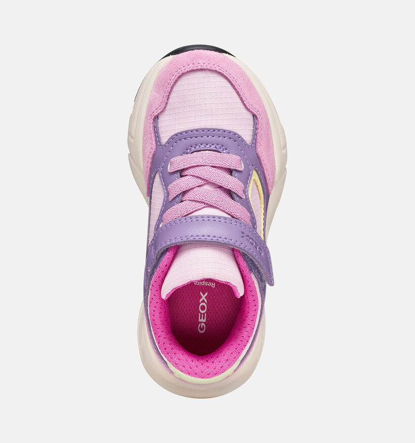 Geox Loftus Roze/Multi Sneakers voor meisjes (376258) - geschikt voor steunzolen