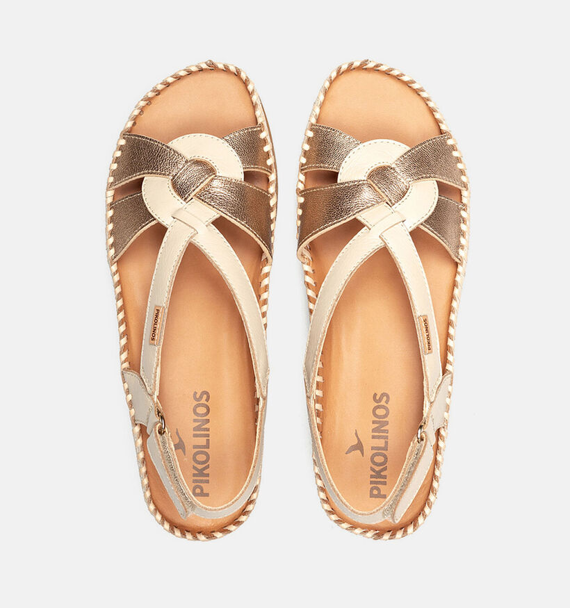 Pikolinos Cadaques Sandales plates en Beige pour femmes (370550)