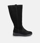 Solemade Koa Bottes hautes en Noir pour femmes (380004) - pour semelles orthop&eacute;diques