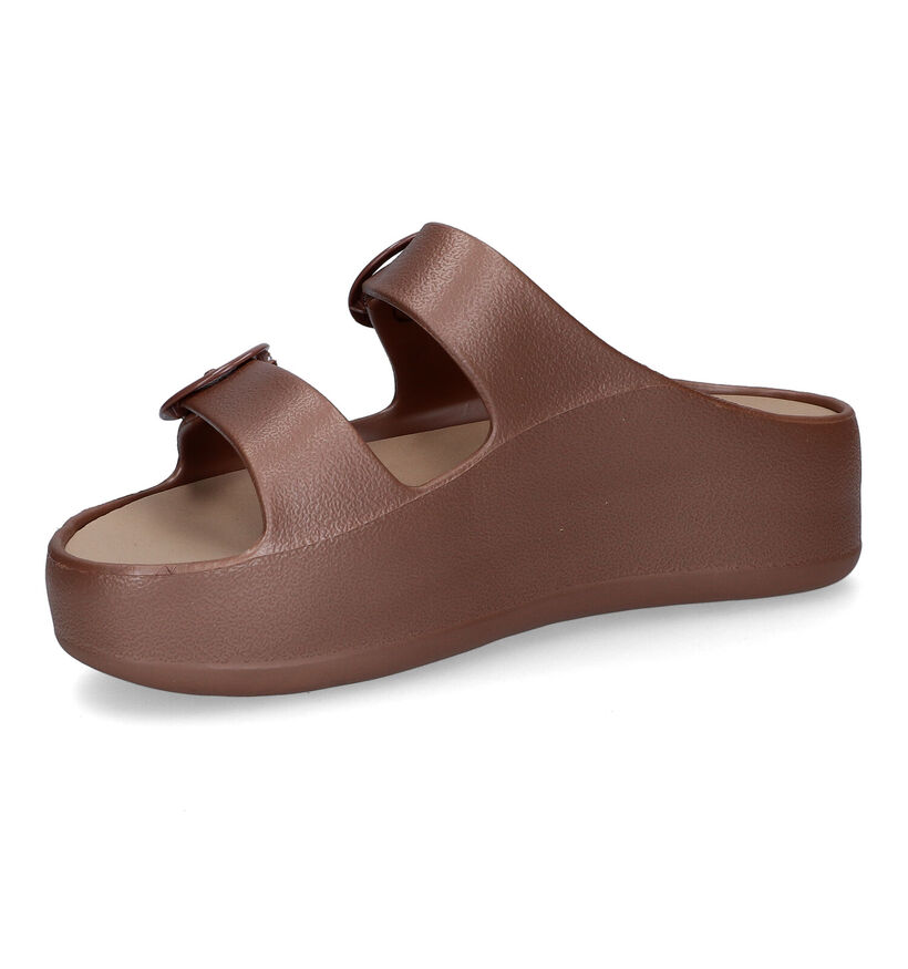 Lemon Jelly Gaia Bronzen Badslippers voor dames (310272) - geschikt voor steunzolen