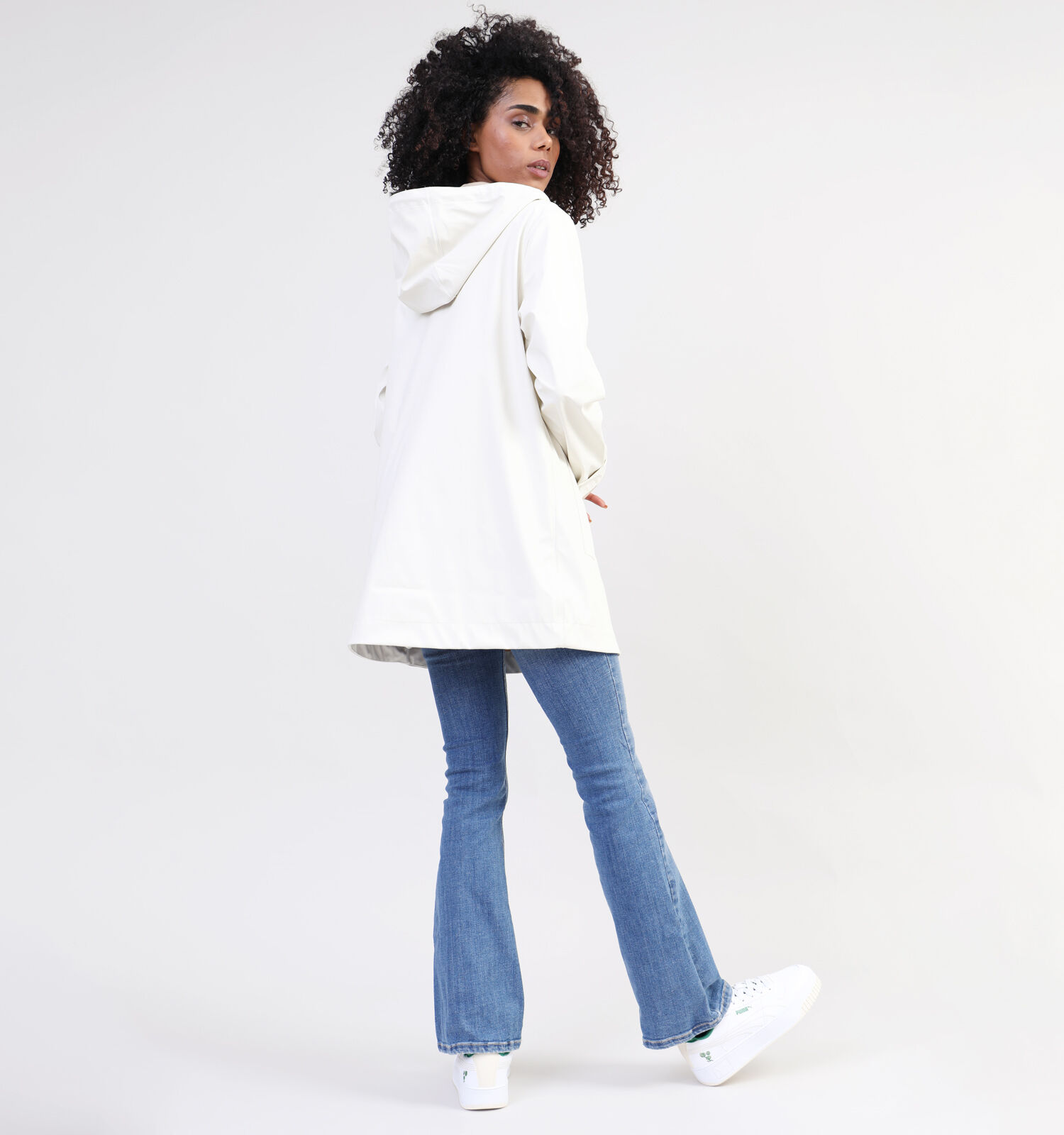 Ilse Jacobsen Witte Regenjas Dames Jassen Online op TORFS.BE