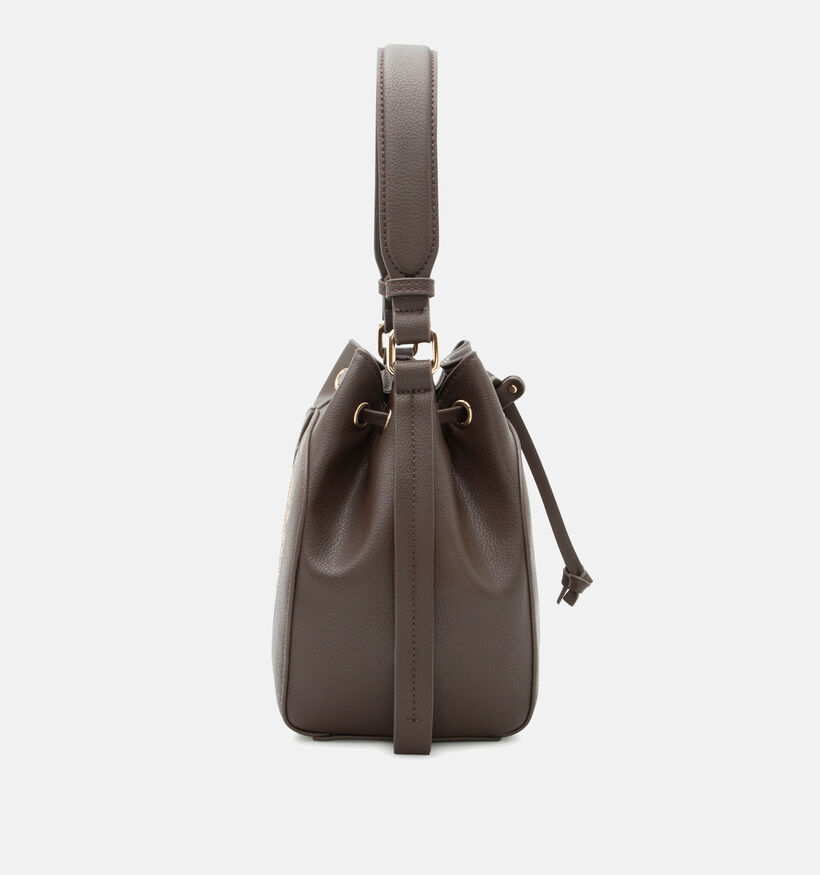 L.Credi Radmila Donkerbruine Schoudertas voor dames (370907)